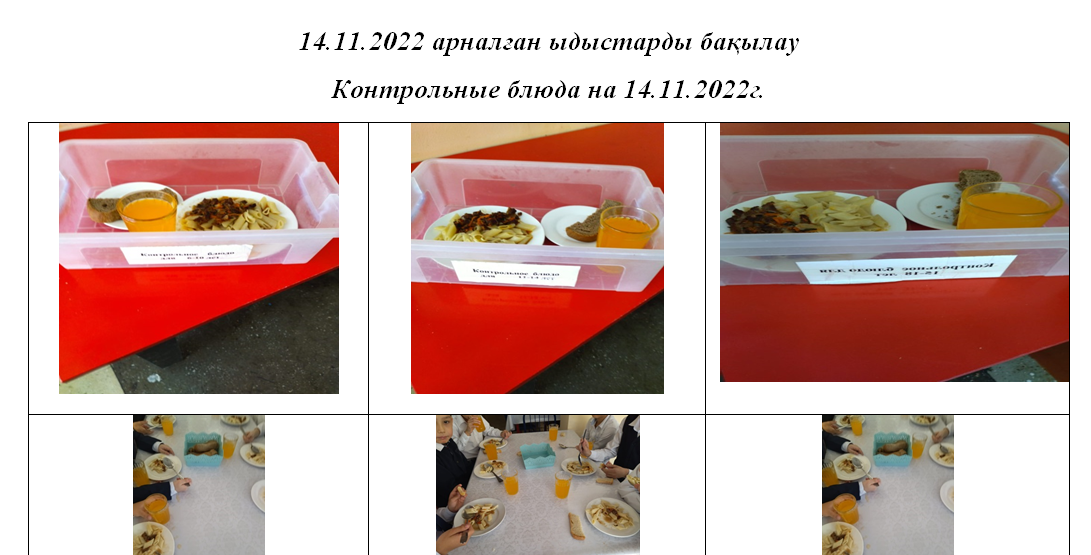 Тегін мәзір 14.11.2022--- Бесплатное меню 14.11.2022г