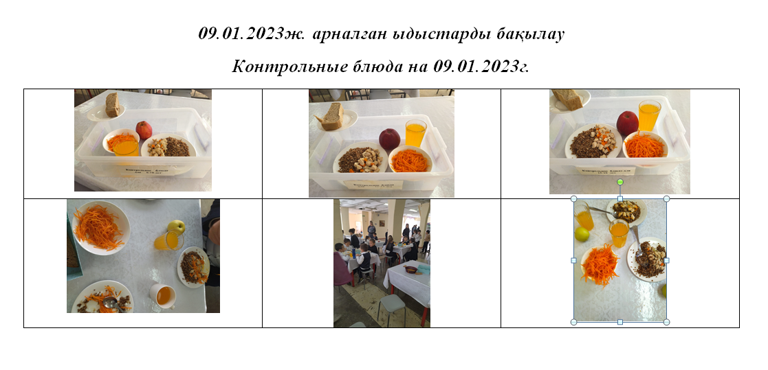 Тегін және ақылы мәзір 09.01.2023 ж./// Бесплатное и платное меню  на 09.01.2023г.