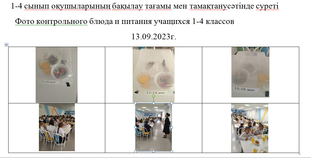 Тегін және ақылы мәзір 13.09.2023 ж./// Бесплатное и платное меню 13.09.2023г