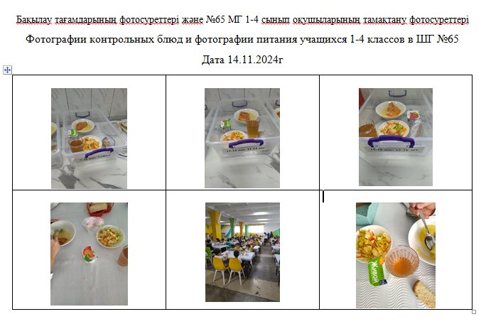 Күнделікті тегін мәзір 1-4 сыныптар үшін, 5-11 сыныптар үшін ХӘОТ  санатынан. 14.11.2024 ж./// Ежедневное бесплатное меню для 1-4кл., для 5-11кл. СУСН