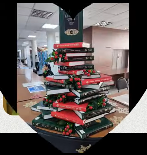 Шет елдердің кітап бұрыштары. Қазақстан Республикасының Ұлттық кітапханасына Экскурсия / Книжные уголки зарубежных стран. Экскурсия в Национальную Библиотеку Республики Казахстан