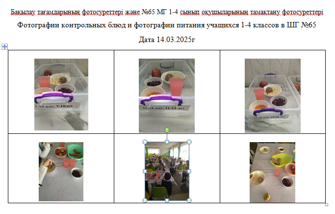 Күнделікті тегін мәзір 1-4 сыныптар үшін, 5-11 сыныптар үшін ХӘОТ  санатынан. 14.03.2025 ж./// Ежедневное  бесплатное  меню для  1-4 кл., для 5-11кл.