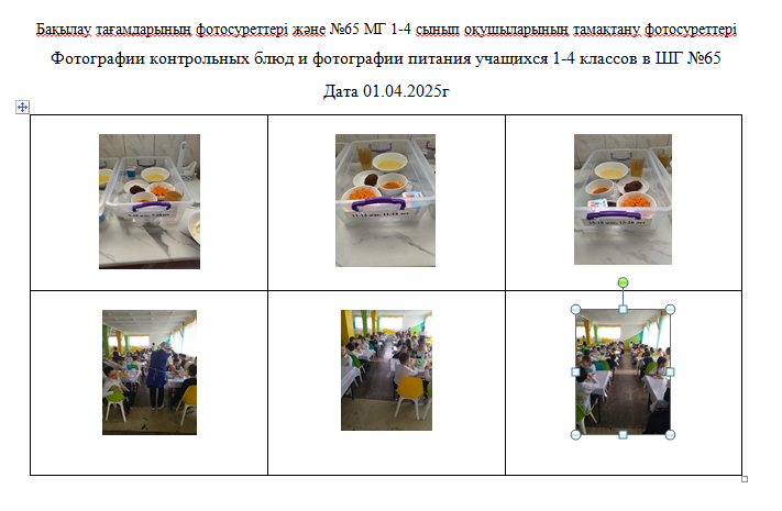 ХӘОТ   санатындағы 5-11 сыныптар үшін 1-4 сыныптарға арналған тегін күнделікті мәзір.  01.04.2025 ж./// Бесплатное   ежедневное  меню для  1-4кл., для   5-11 кл.   из категории   СУСН.