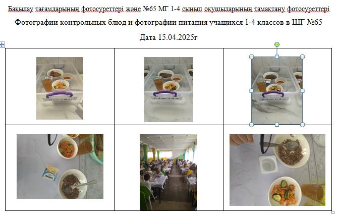 ХӘОТ  санатындағы 5-11 сыныптар үшін 1-4 сыныптарға арналған күнделікті тегін мәзір. 15.04.2025 ж./// Ежедневное  бесплатное меню для 1-4 кл., для 5-11 кл.   из категории СУСН.