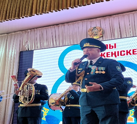 Жеңістің 80 жылдығына арналған салтанатты іс-шара/Торжественное мероприятие посвященное 80-летию Дню Победы.