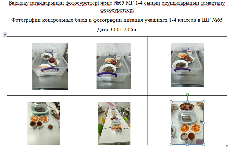 1-4 сыныптарға арналған күнделікті тегін мәзір, 30.01.2026 ж. ХӘОТ санатындағы 5-11 сыныптар үшін./// Ежедневное бесплатное меню для 1-4 классов,  для  5-11 классов из категории СУСН  за 30.01.2026г.