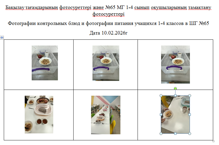 1-4 сыныптарға арналған күнделікті тегін мәзір, 10.02.2026 ж. ХӘОТ  санатындағы 5-11 сыныптар үшін./// Ежедневное  бесплатное меню для 1-4 классов,  для  5-11 классов из категории СУСН  за 10.02.2026г.