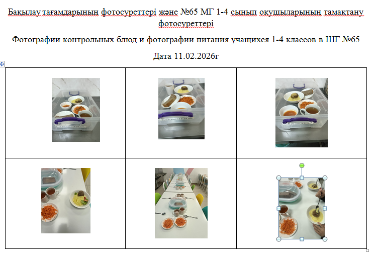 1-4 сыныптарға арналған күнделікті тегін мәзір, 11.02.2026 ж. ХӘОТ   санатындағы 5-11 сыныптар үшін./// Ежедневное  бесплатное  меню для 1-4 классов,  для   5-11 классов  из категории СУСН  за 11.02.2026г.