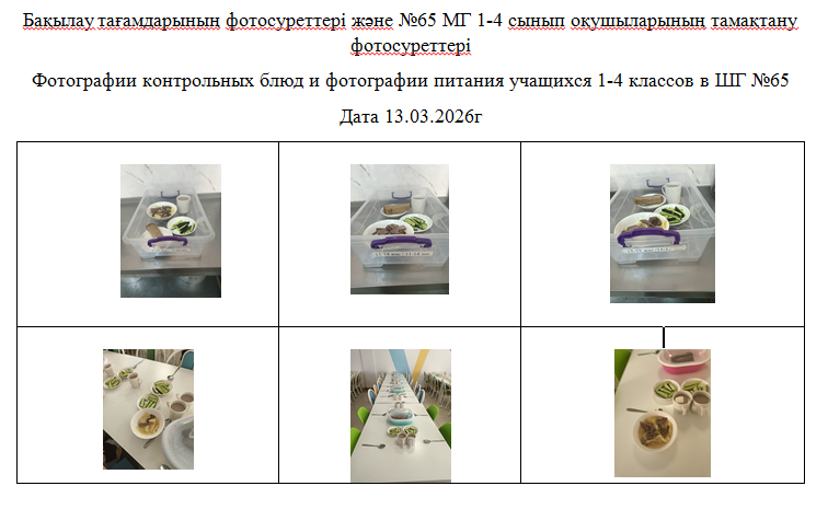 1-4 сыныптарға арналған күнделікті тегін мәзір, 13.03.2026 ж. ХӘОТ  санатындағы 5-11 сыныптар үшін./// Ежедневное  бесплатное  меню для 1-4 классов,  для  5-11 классов   из   категории   СУСН  за 13.03.2026г.
