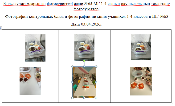 1-4 сыныптарға арналған күнделікті тегін мәзір, 03.04.2026 ж. ХӘОТ-тен 5-11 сыныптар үшін./// Ежедневное  бесплатное  меню для 1-4 классов, для  5-11 классов из категории СУСН  за 03.04.2026г.