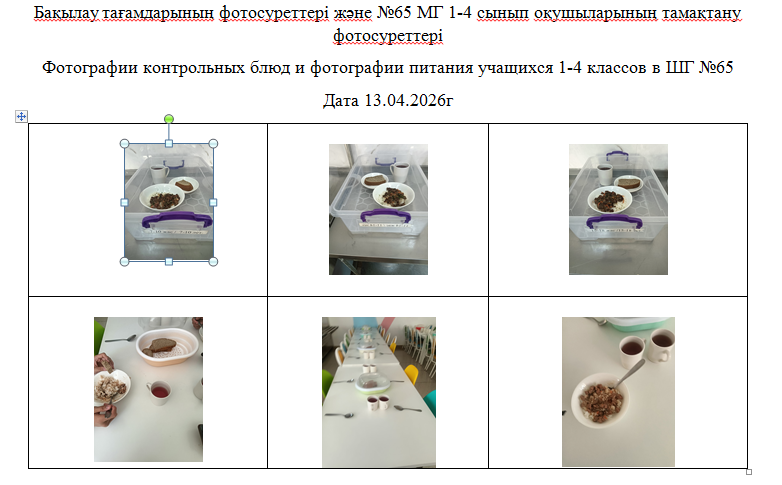 1-4 сыныптарға арналған күнделікті тегін мәзір, 13.04.2026 ж. ХӘОТ  санатындағы 5-11 сыныптар үшін./// Ежедневное  бесплатное  меню для 1-4 классов,  для 5-11 классов  из категории   СУСН  за 13.04.2026г.
