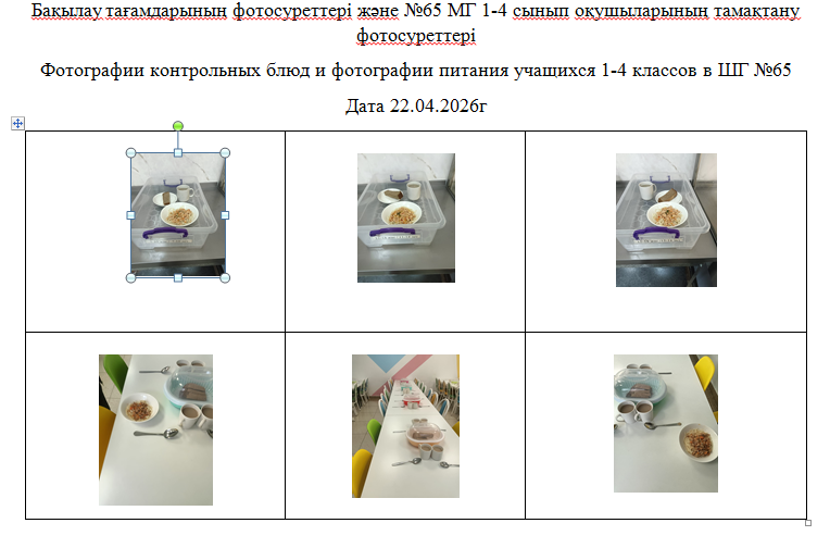 1-4 сыныптарға арналған күнделікті тегін мәзір, 22.04.2026 ж. ХӘОТ  санатындағы 5-11 сыныптар үшін./// Ежедневное  бесплатное  меню  для 1-4 классов,  для  5-11 классов  из категории  СУСН  за 22.04.2026г.