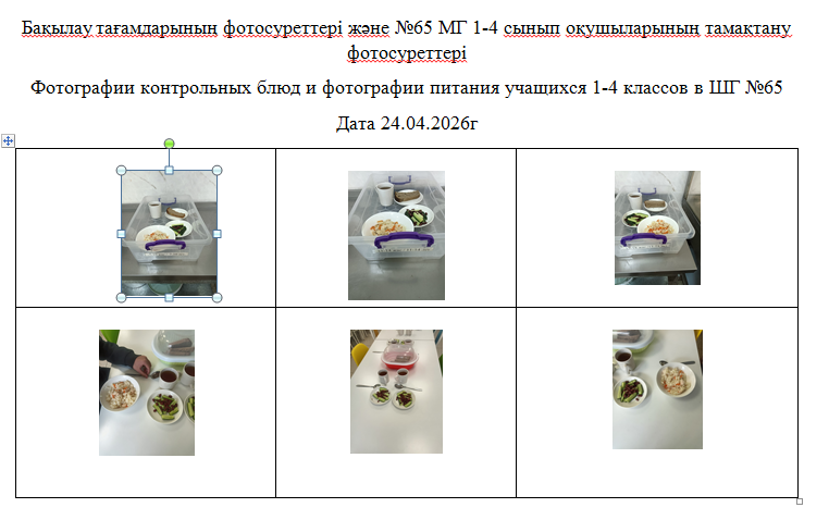 1-4 сыныптарға арналған күнделікті тегін мәзір, 24.04.2026 ж. ХӘОТ санатындағы 5-11 сыныптар үшін./// Ежедневное  бесплатное  меню для  1-4 классов,  для  5-11 классов  из категории  СУСН  за 24.04.2026г.